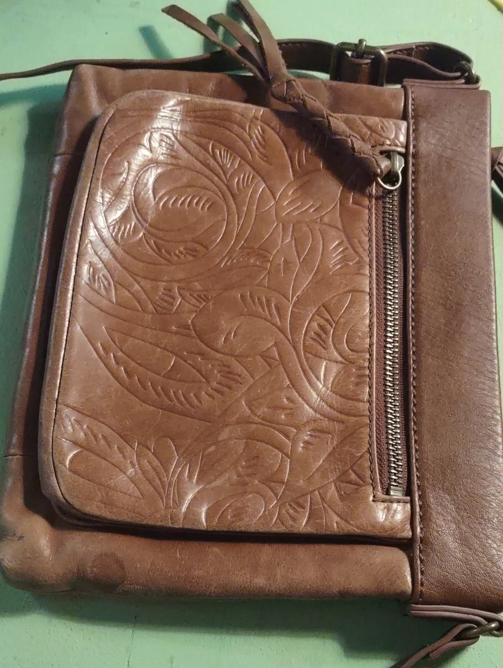 Women's Embossed Leather Crossbody Bag | The Sak